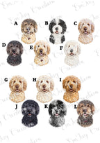 Personalised Goldendoodle/Cockapoo Money Box, Personalised Dog Coin Bank, Custom Dog Gift, Pet Savings Jar, Ceramic Piggy Bank