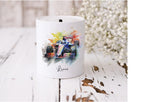 Personalised F1 Racing Car Money Box, Custom Motorsport Gift, Formula One Savings Bank, Boys Racing Car Birthday Gift