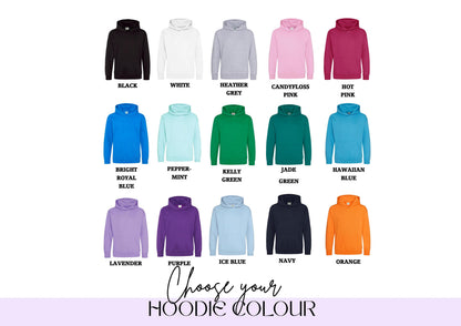 Personalised Ballet Dancer Basics Hoodie, bespoke dance gift, gifts for dancers, ballet hoodie, personalised dancewear