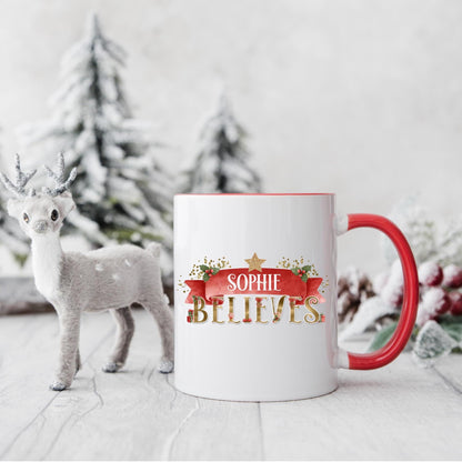 Christmas (name) Believes mug