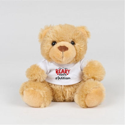 I love you beary much teddy bear, Valentine's Day gift, Valentine's Day teddy bear, Valentines bear