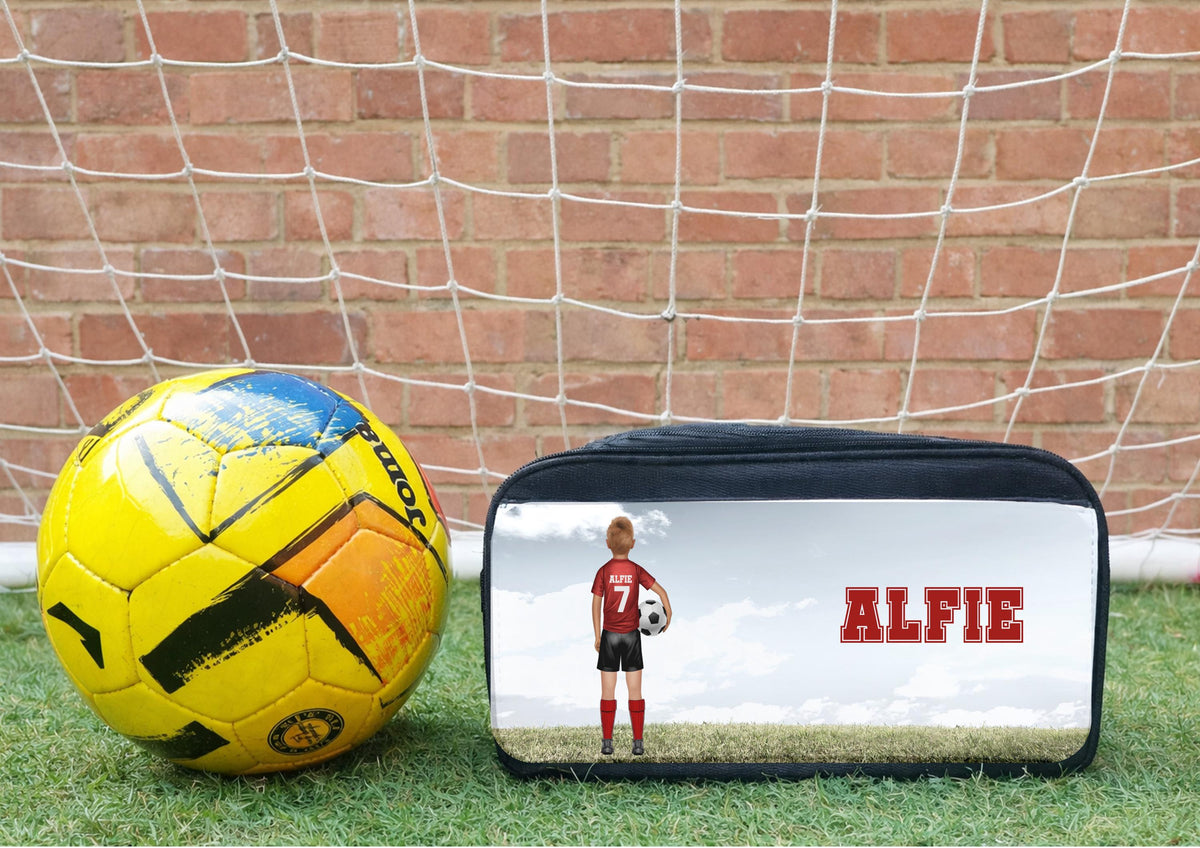 Personalised Character Football Boot Bag: football gifts for girls, personalised boot bag for boys