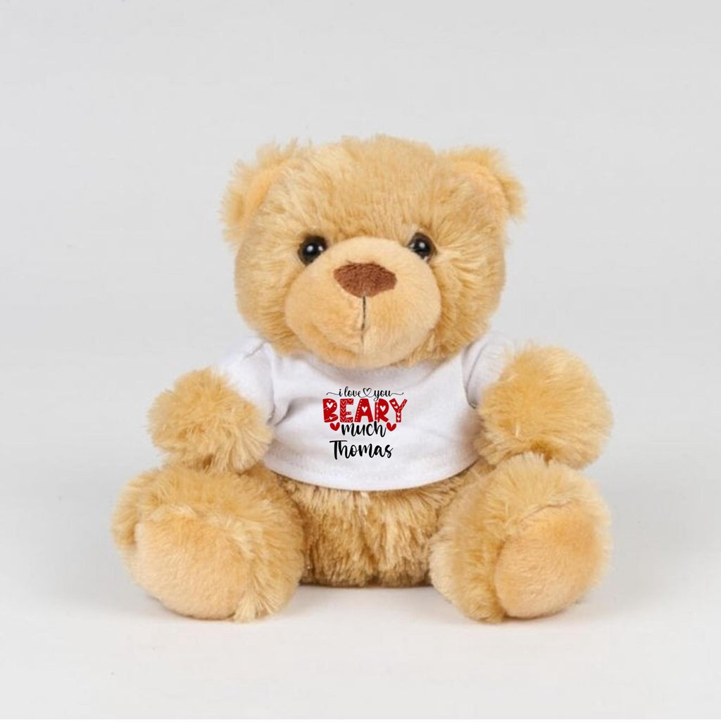 I love you beary much teddy bear, Valentine's Day gift, Valentine's Day teddy bear, Valentines bear