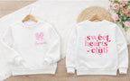 Personalised Sweet Hearts Club Valentine's Day Sweatshirt