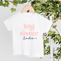 Personalised Big Sister t-shirt, new baby announcement gift for sister, new sister gift