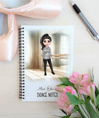 Personalised Dance Teacher Notebook, Dance Coach Gift, A5 Dance Notes