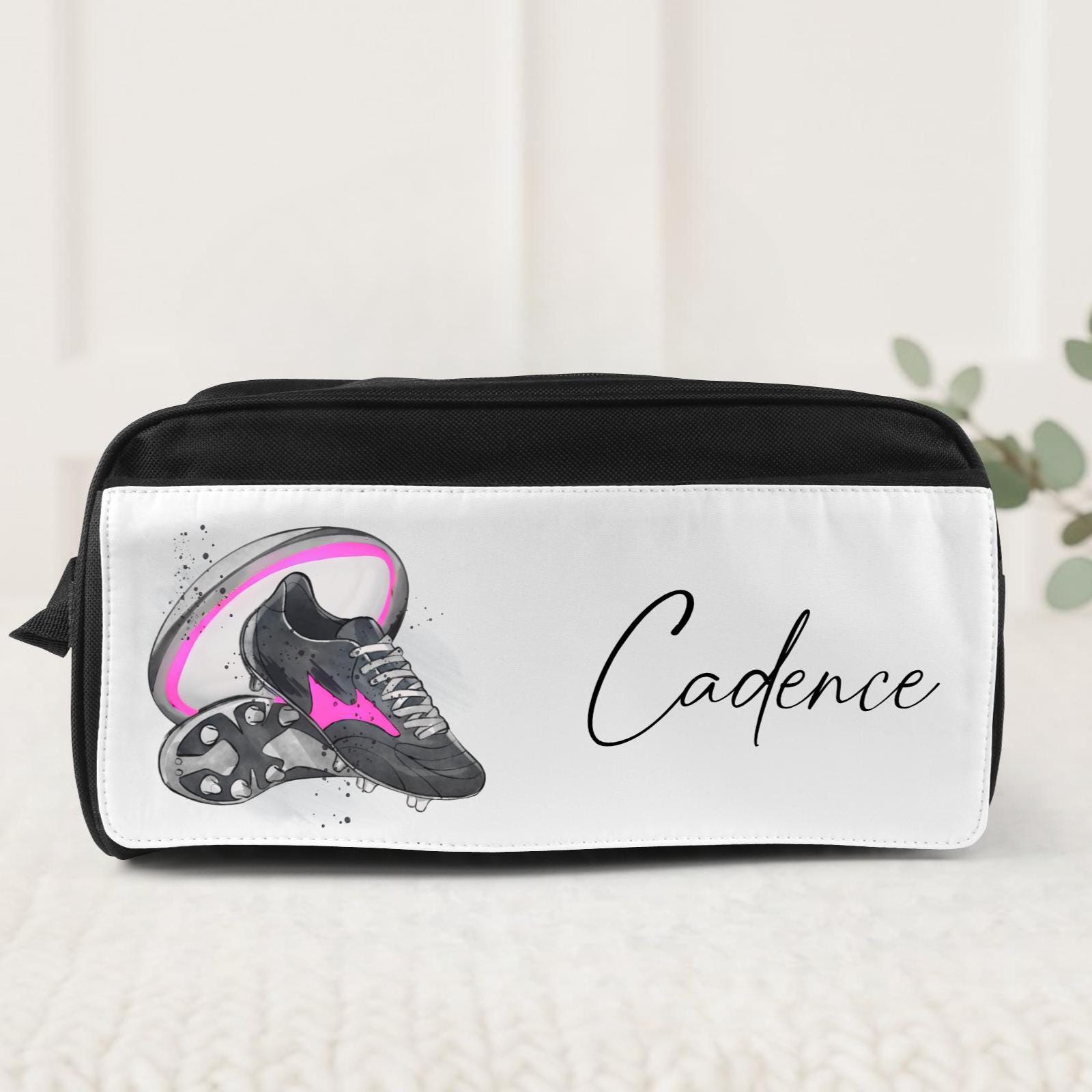 Rugby boot bag, Personalised Rugby Boot Bag, Rugby boot storage, Gift for Rugby player, personalised rugby gift