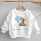 Personalised Big Brother Sweatshirt: Teddy Bear Sibling Announcement