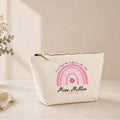 Personalised teacher pencil case, teacher accessory pouch, rainbow teacher pencil case, teacher gifts
