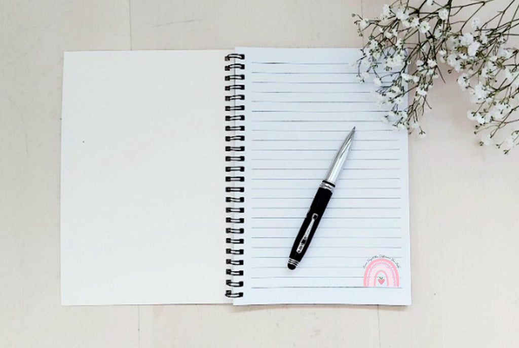 Personalised teacher rainbow Notebook: Rainbow Teacher Gift, end of term present for teacher, school gifts