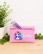 Personalised unicorn pencil case
