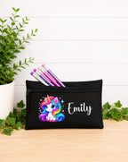 Personalised unicorn pencil case