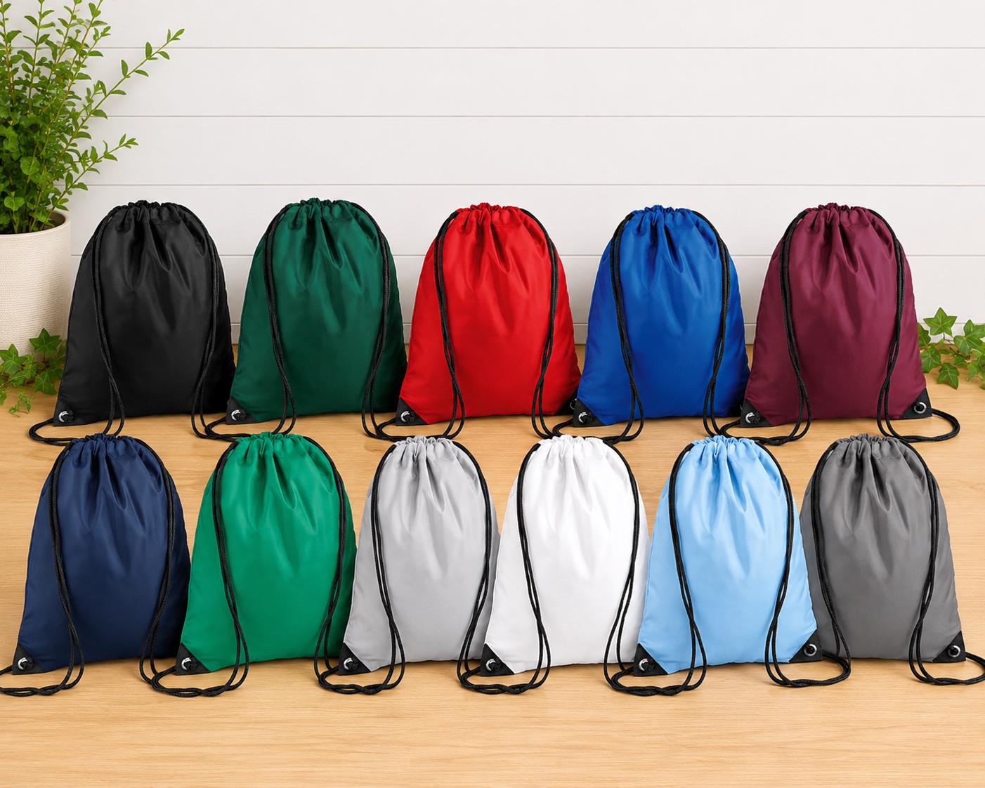 Personalised Tractor Drawstring Bag - choose your bag colour and tractor image