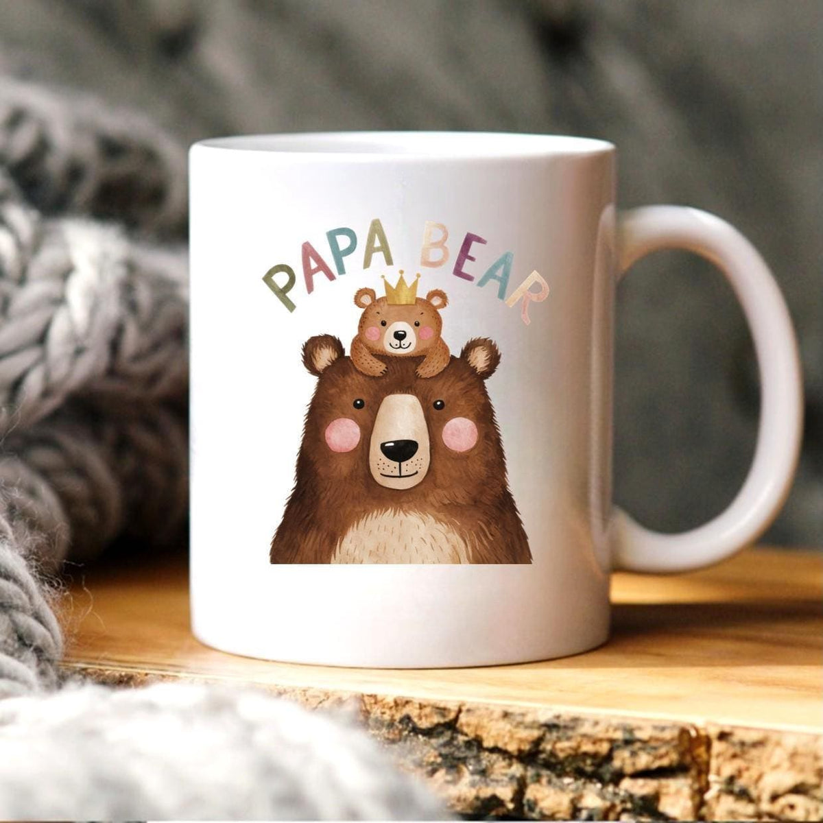 Papa Bear mug, Father's Day gift, Father's Day mug, cute Dad mug