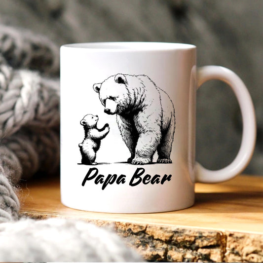 Papa Bear mug, Father's Day gift, Father's Day mug, Father's Day gift for Dad