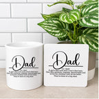 Dad Definitions Mug, Father's Day mug gift, mug for Father's Day, Dad definitions black mug