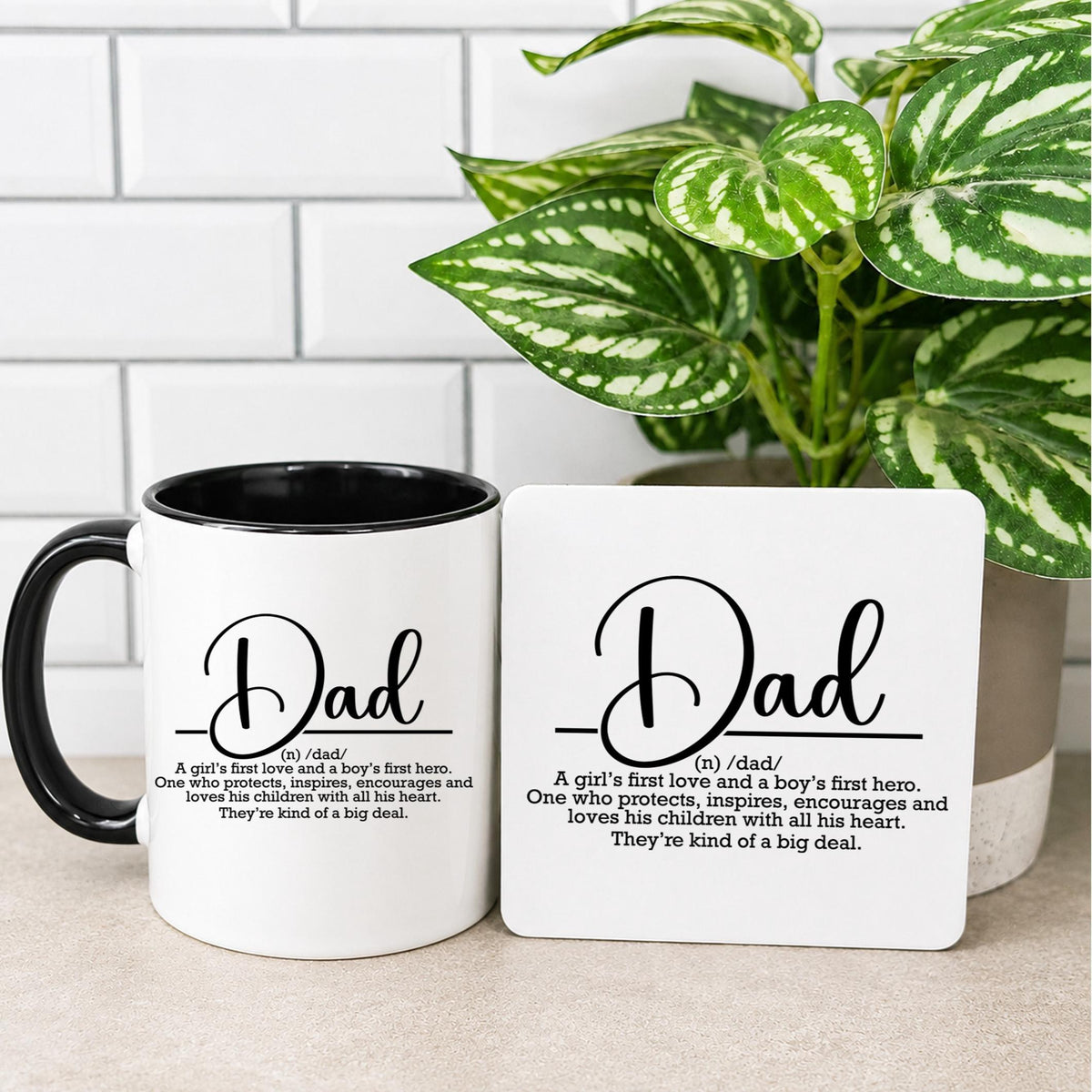 Dad Definitions Mug, Father's Day mug gift, mug for Father's Day, Dad definitions black mug