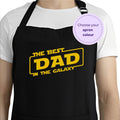 The Best Dad in the Galaxy Apron, Father's Day gift, BBQ apron, aprons for him