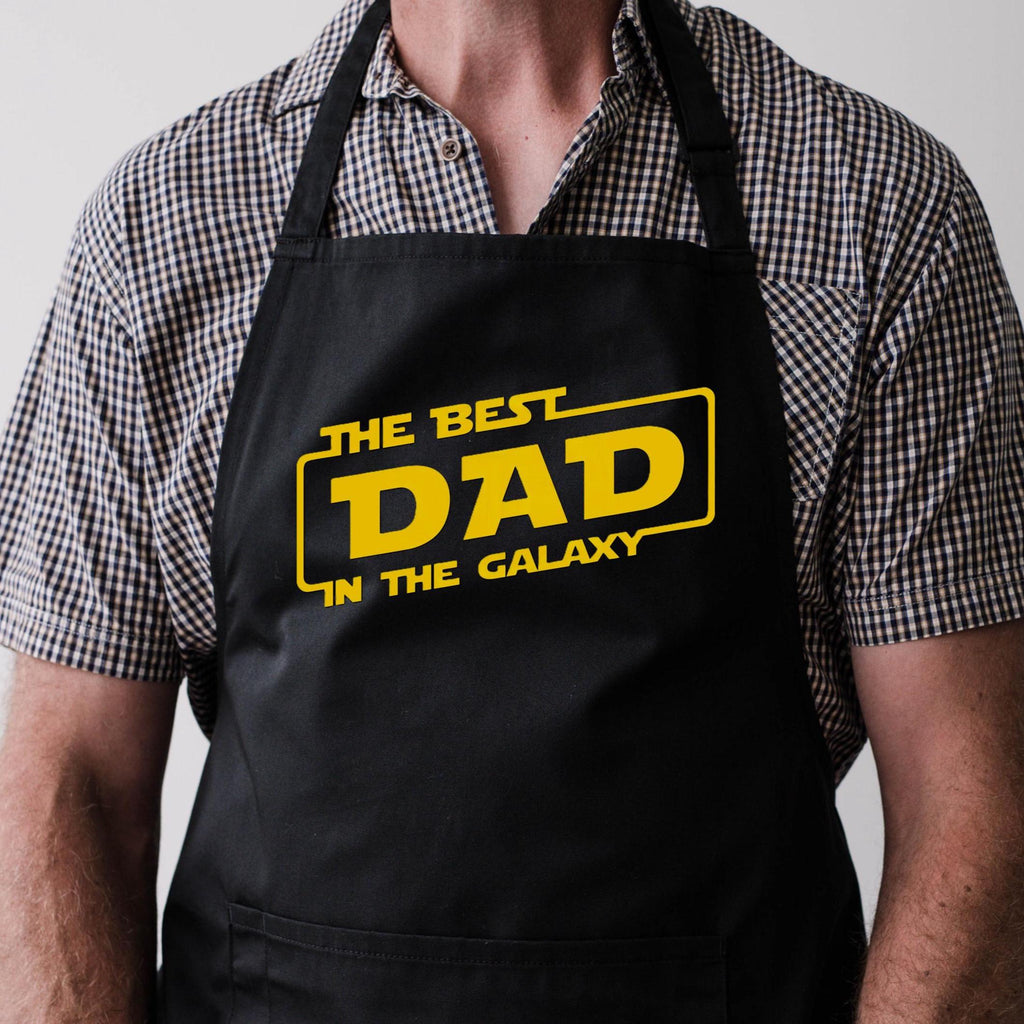 The Best Dad in the Galaxy Apron, Father's Day gift, BBQ apron, aprons for him