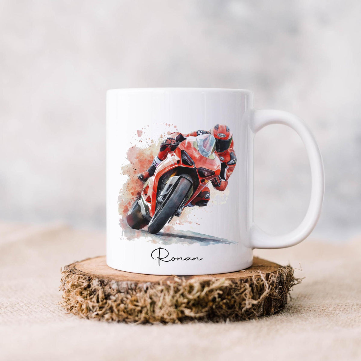 Personalised Motorbike Mug