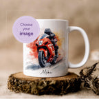 Personalised Motorbike Mug