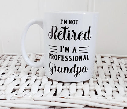 Personalised Professional Grandad Mug: Father's Day mug gift for Grandad