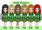 Personalised Green Irish Dancer Moneybox