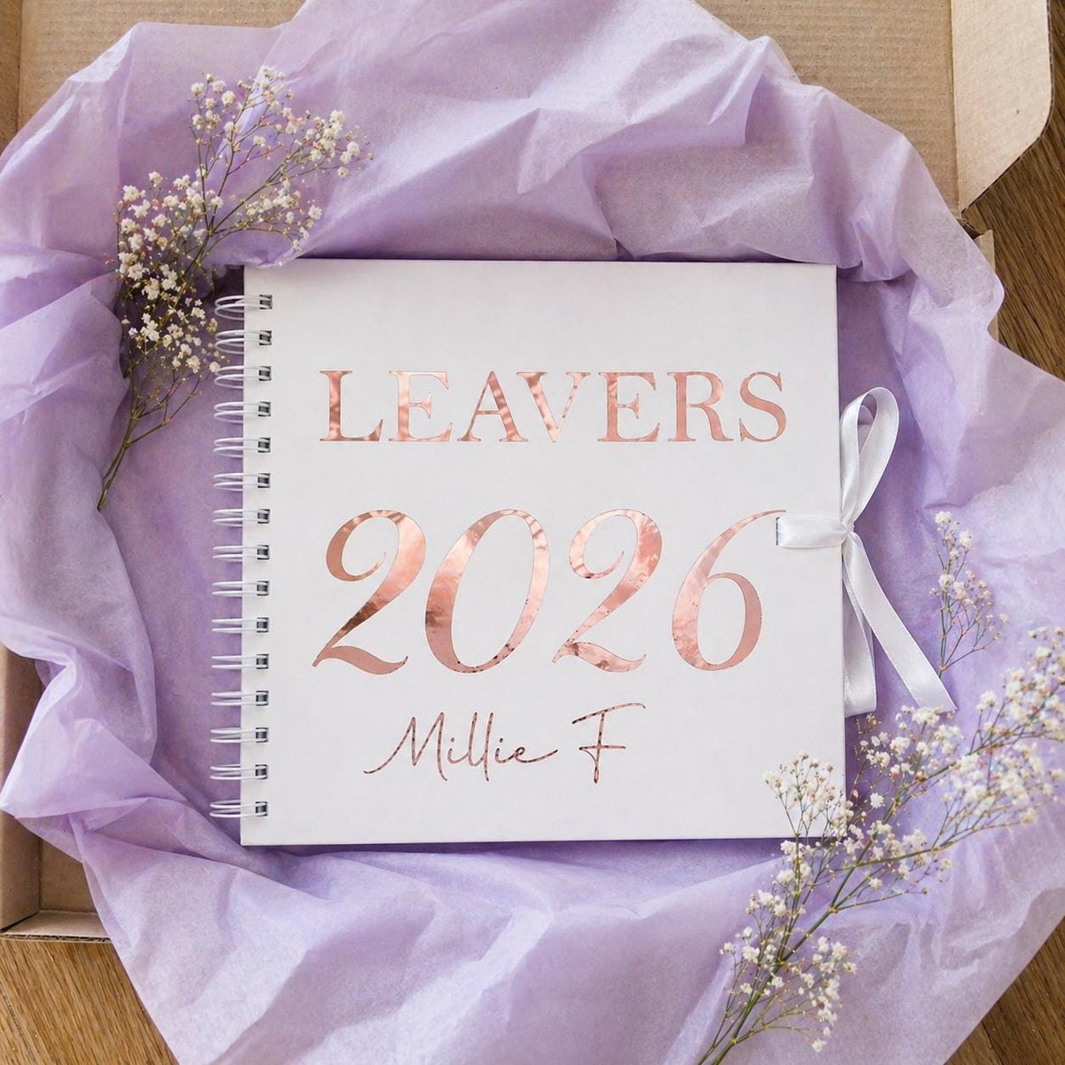 Personalised 2026 School Leaver's scrapbook