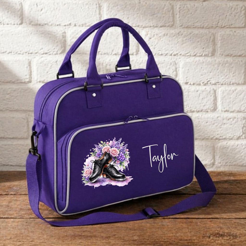 Personalised Tap Dance Bag: gift for tap dancer, tap shoe storage bag, personalised dance bag