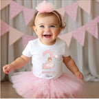 Personalised Ballerina Birthday T-Shirt: Choose your age (1-10)