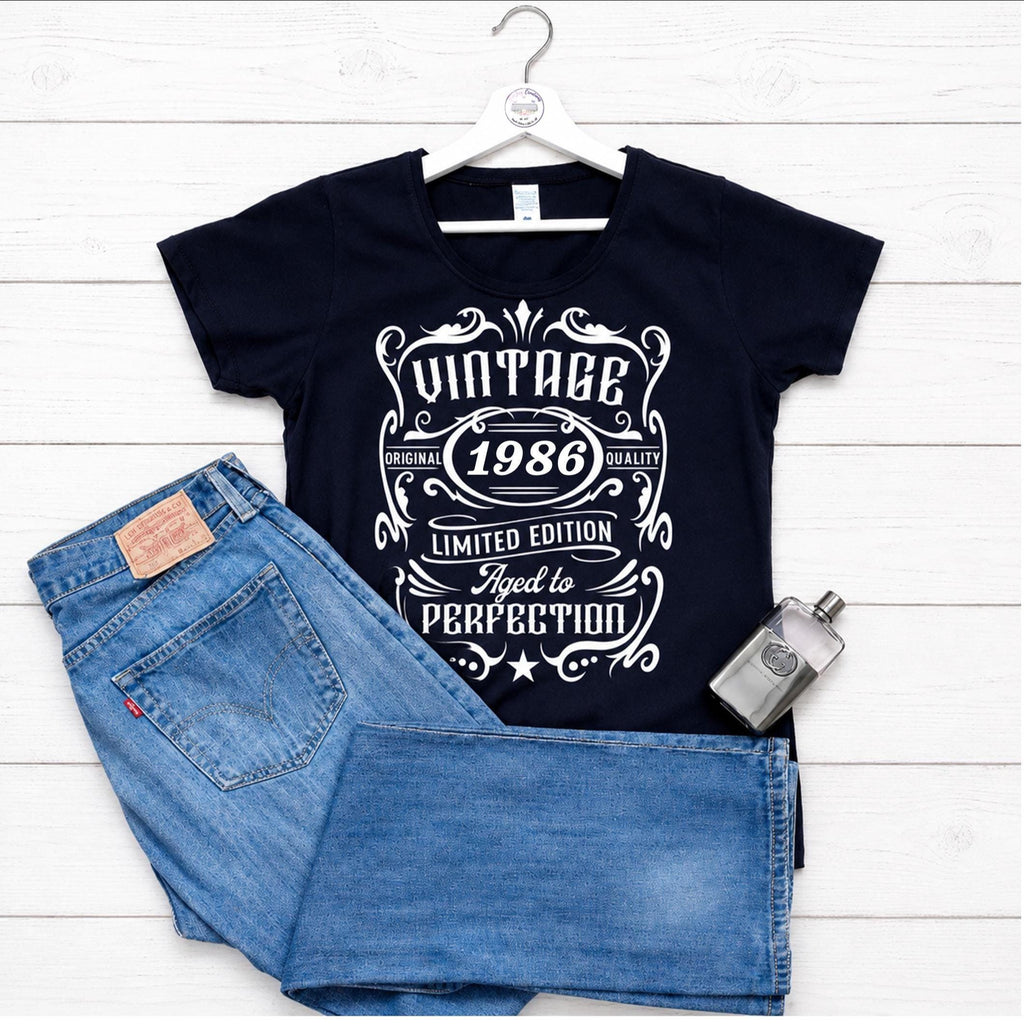 Mens Vintage 1986 40th Birthday T-Shirt