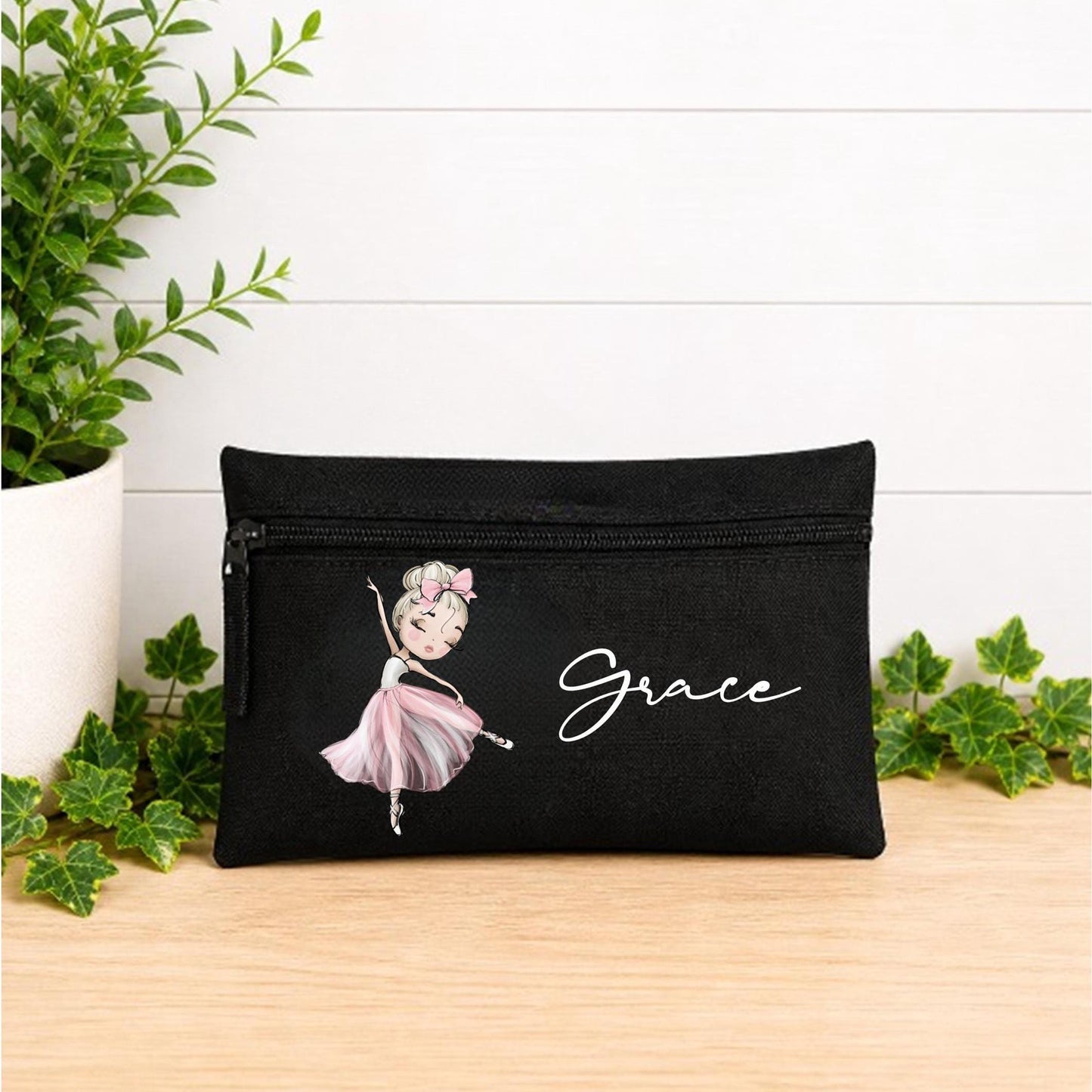 Personalised ballerina pencil case, child's pencil case, ballerina pencil case, personalised pencil case