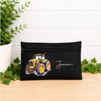 Personalised Tractor Pencil Case: personalised boy's pencil case Farmyard Theme back to school kit
