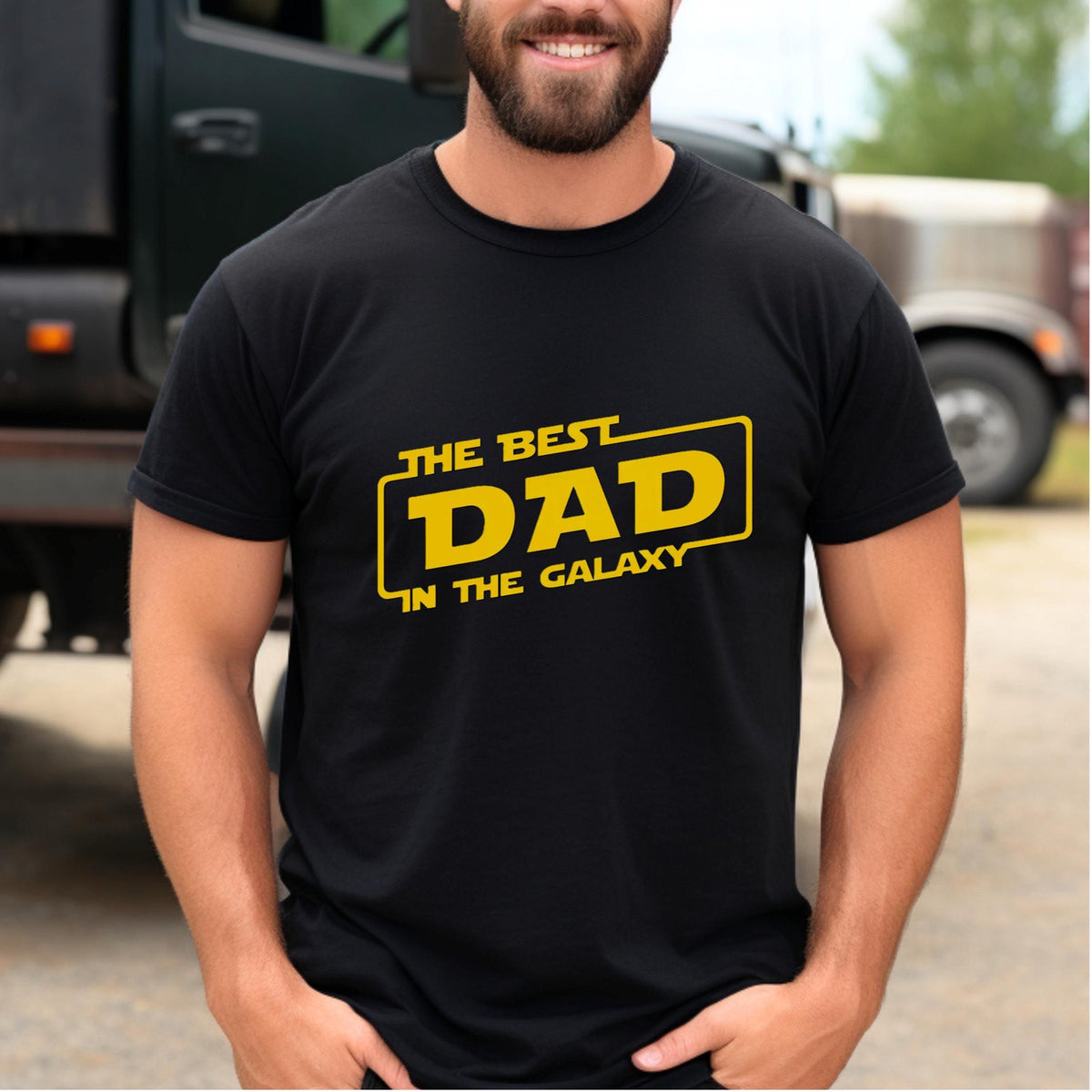 Best Dad in the Galaxy t-shirt, Men's t-shirt, Father's Day gift, Daddy t-shirt, Birthday present for Dad