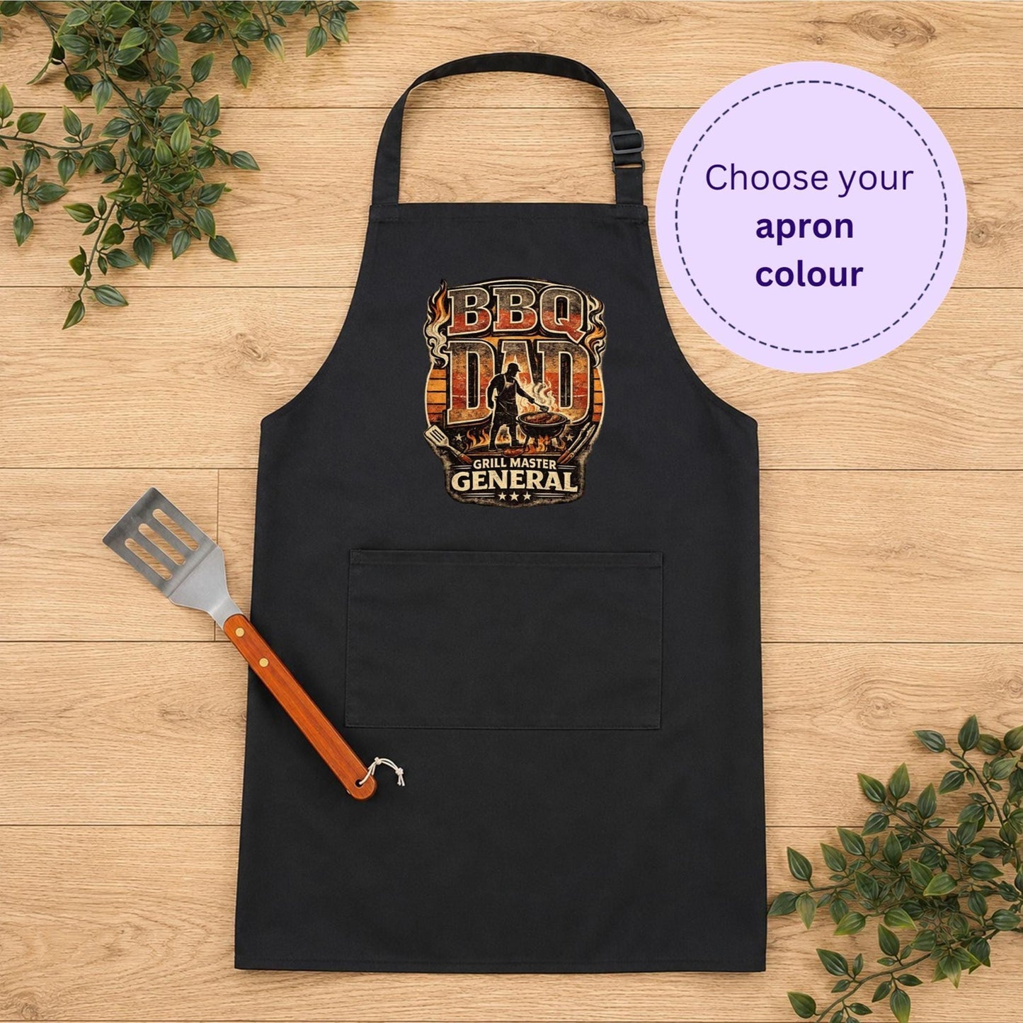 Personalised BBQ Dad | Grill Master General Apron