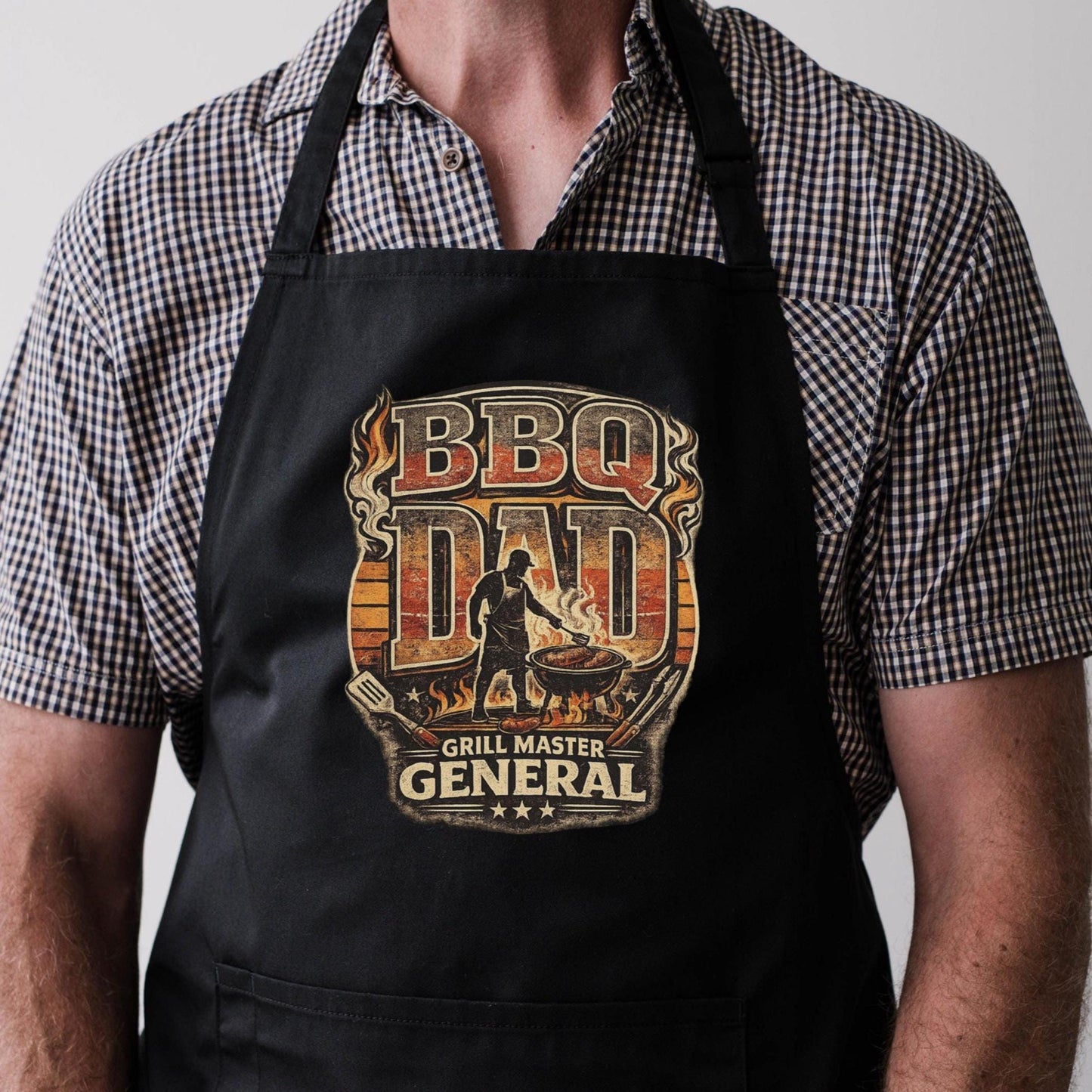 Personalised BBQ Dad | Grill Master General Apron