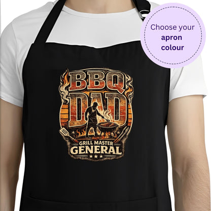 Personalised BBQ Dad | Grill Master General Apron