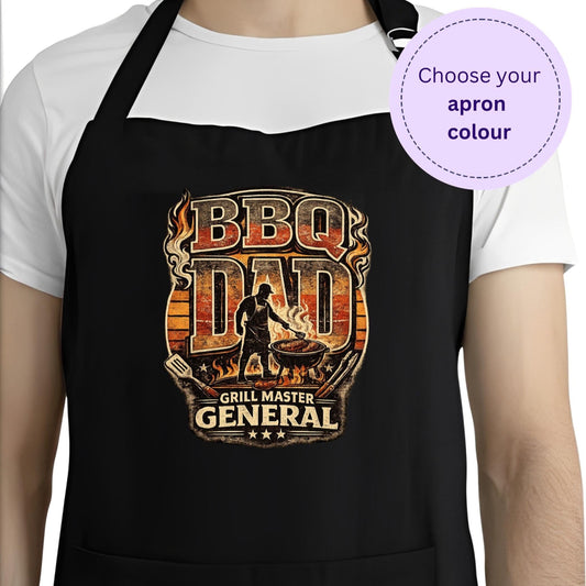 Personalised BBQ Dad | Grill Master General Apron
