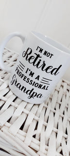 Personalised Professional Grandad Mug: Father's Day mug gift for Grandad