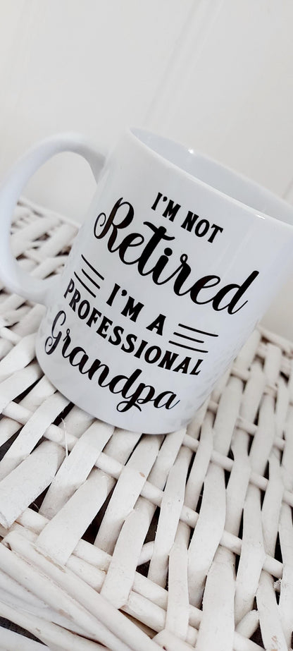 Personalised Professional Grandad Mug: Father's Day mug gift for Grandad