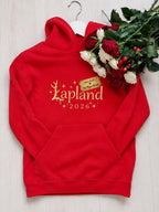 Personalised Lapland Christmas Hoodie 2026 | Kids Christmas Jumper | Personalised Lapland Hoodie | Matching Christmas Family Gift