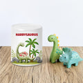 Personalised Dinosaur kids Money Box: Diplodocus Coin Bank, dinosaur theme savings Jar