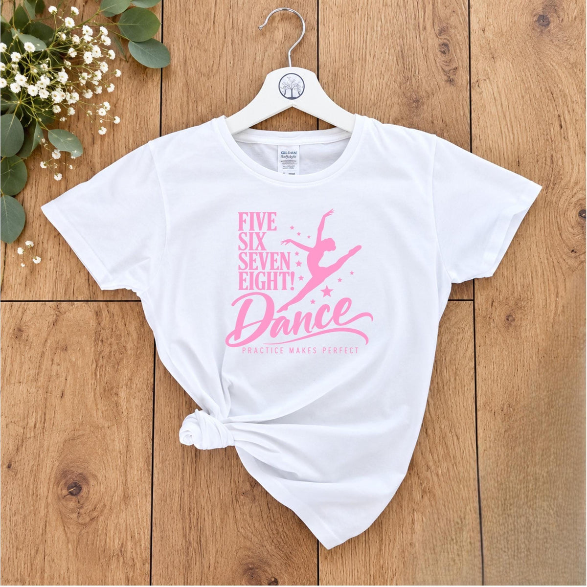 Personalised 5678 Dance T-Shirt, Dance Gift for Girls/Ladies