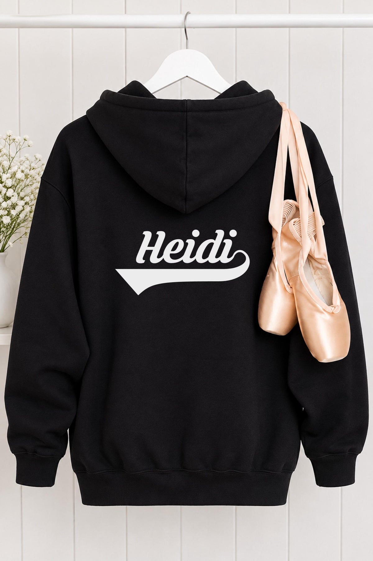 Personalised Eat Sleep Dance Repeat Hoodie, Dance Gift for Girls