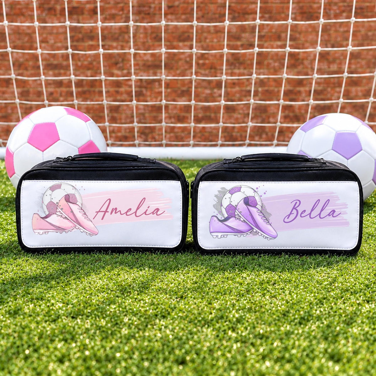 Personalised Football Boot Bag, Girls Football Shoe Bag, Football Gift