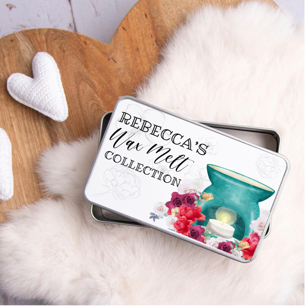 Personalised Wax Melt Storage Box, Wax Melt Holder, Wax Melt Gift, Custom Wax Melt Organiser