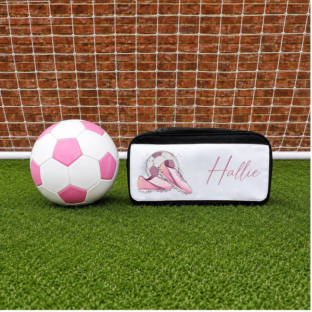 Personalised Football Boot Bag, Girls Football Shoe Bag, Football Gift