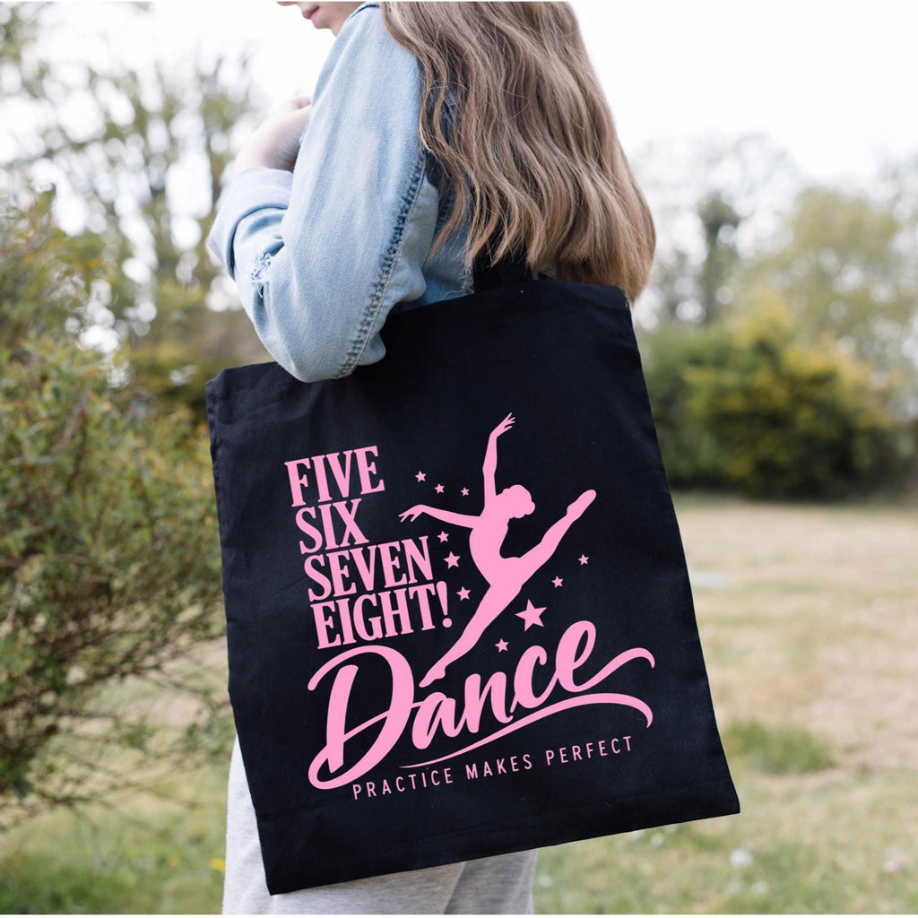 Personalised 5678 Dance Tote Bag, Dancer Gift, Ballet Bag