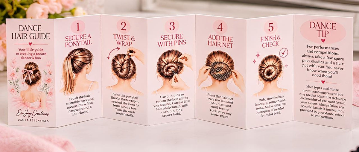 Personalised Dance Hair Kit, Ballet Bun Kit, Dancer Gift, Hair Essentials Tin