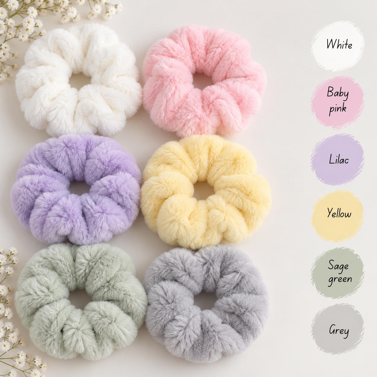 Personalised Sleepover Scrunchie Party Favours, Girls Sleepover Party Bag Fillers